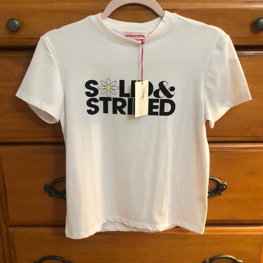 Brand new Solid and Striped Tee XS
